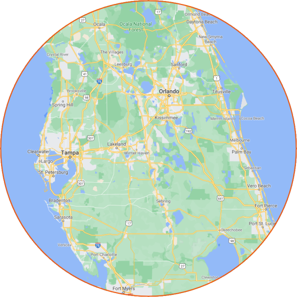 Areas We Service in Florida